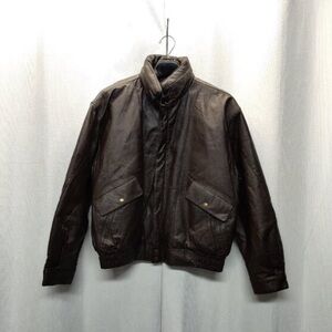 Towncraft Men's Dark Brown Bomber Jacket